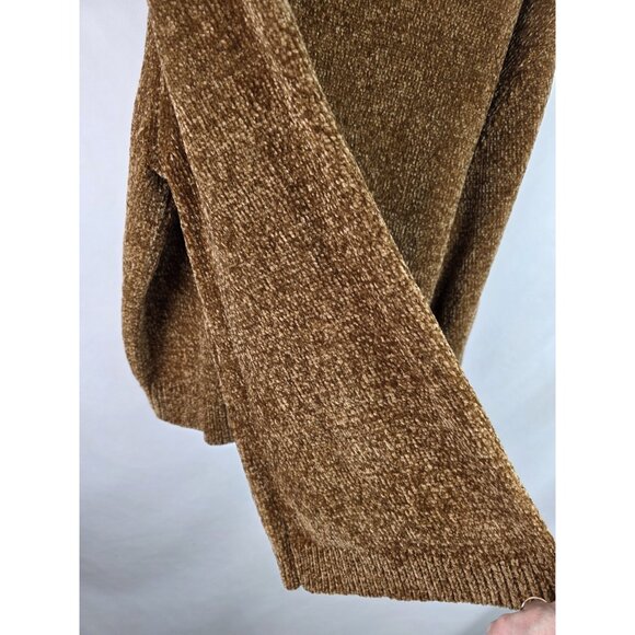 Wrangler Retro Womens Sweater Size XXL Brown Oversized Cropped Flared Sleeves - Picture 5 of 11